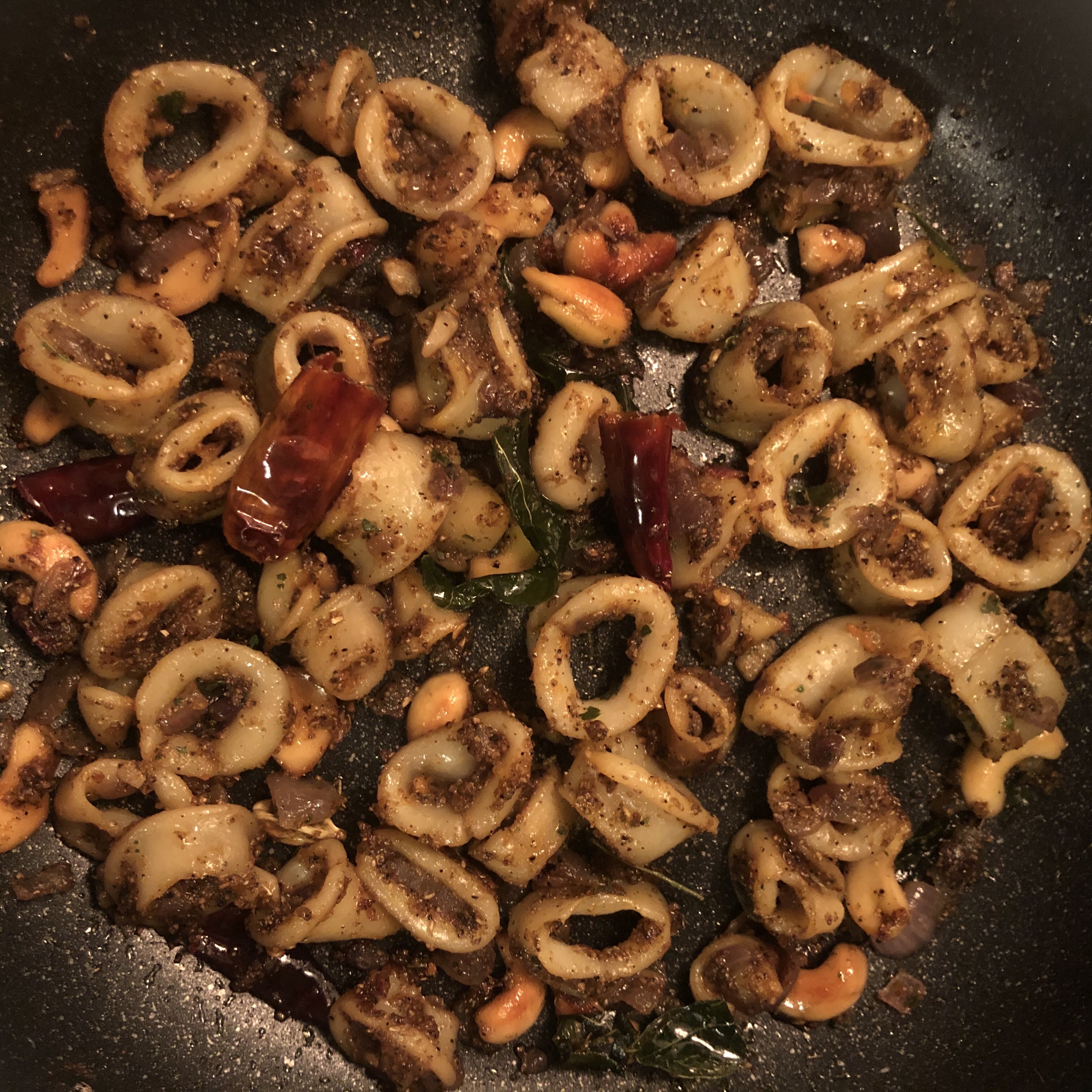 Squid Pepper Fry