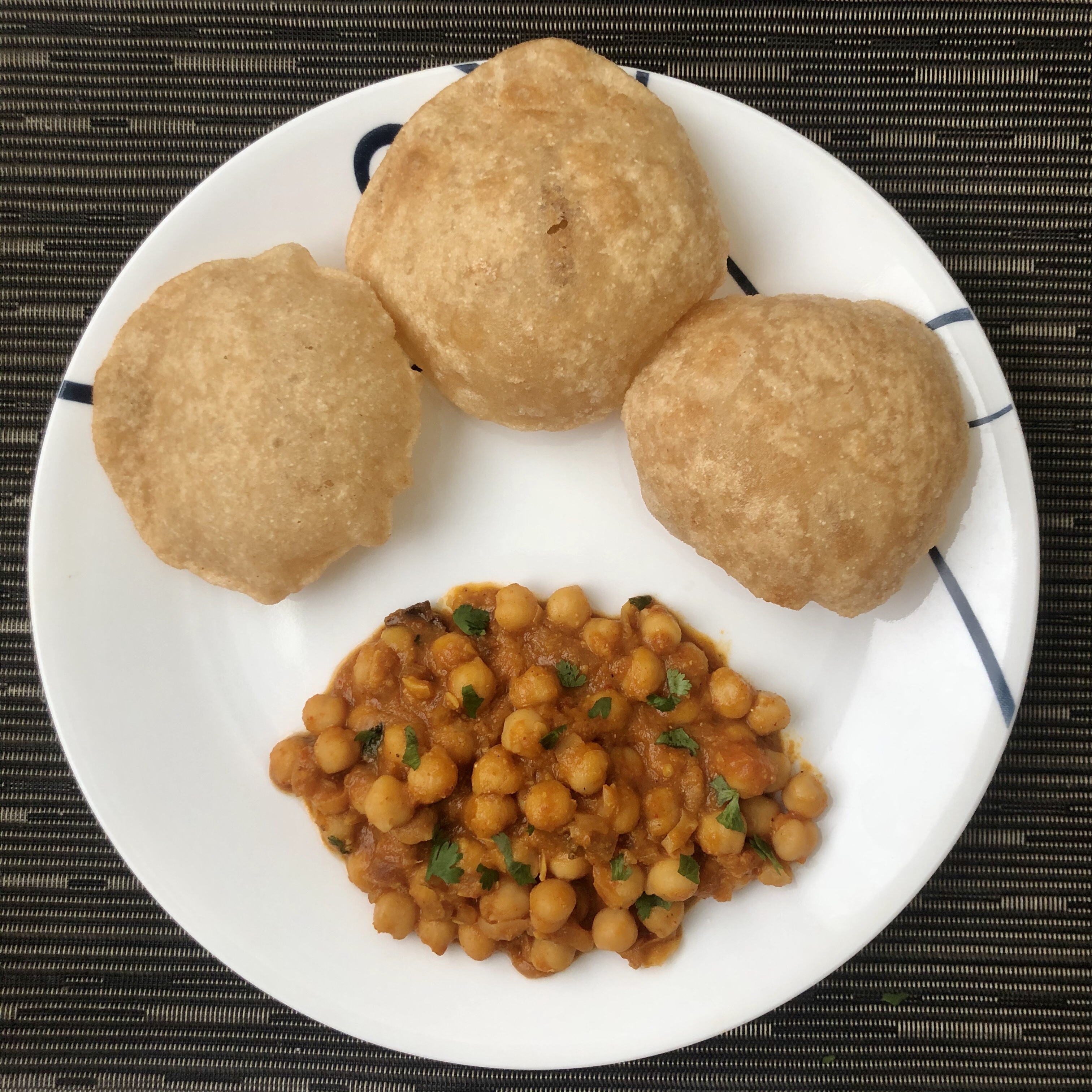 Poori with Chole Masala