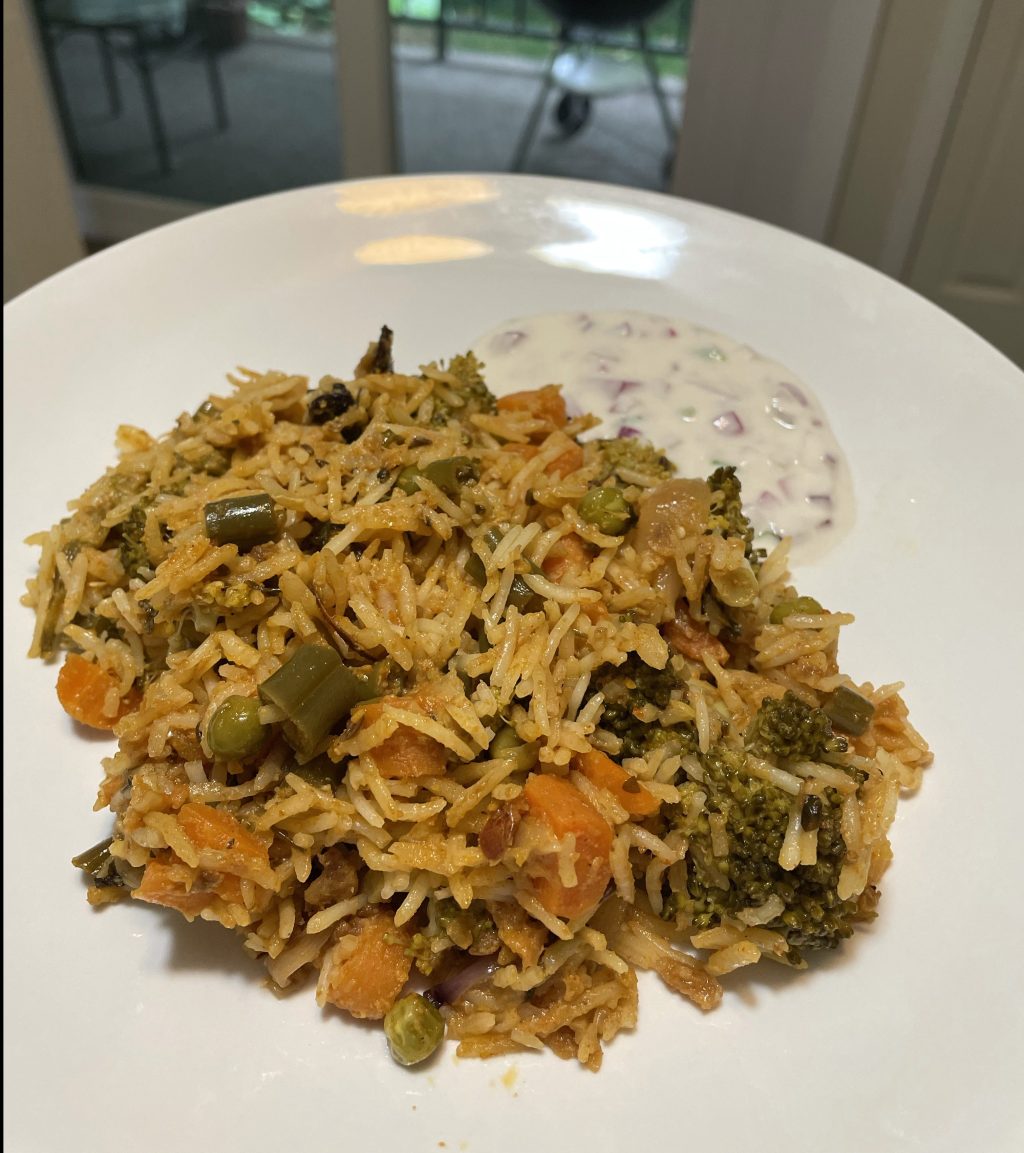 Vegetable Dum Biryani