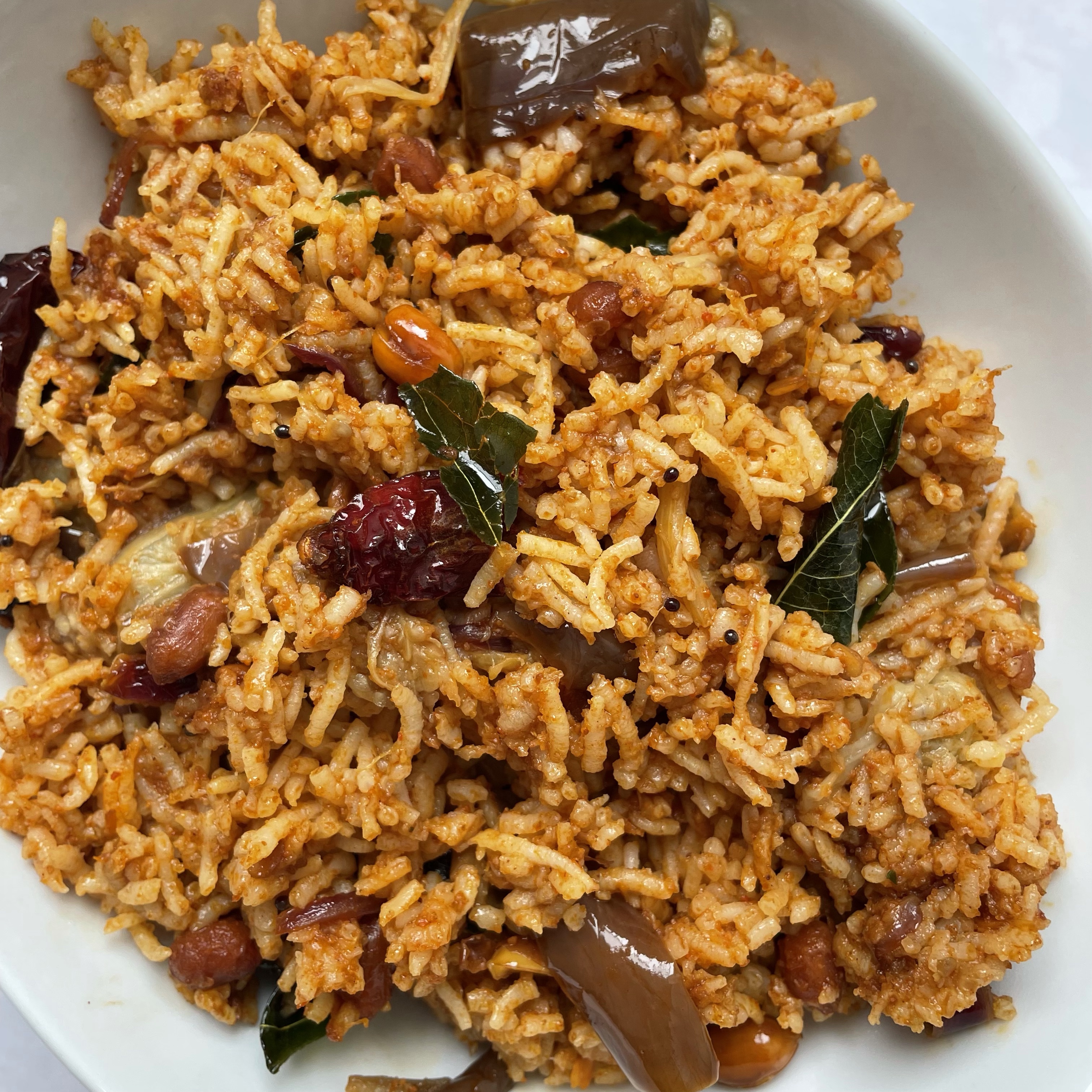Vangibath (Brinjal Rice)