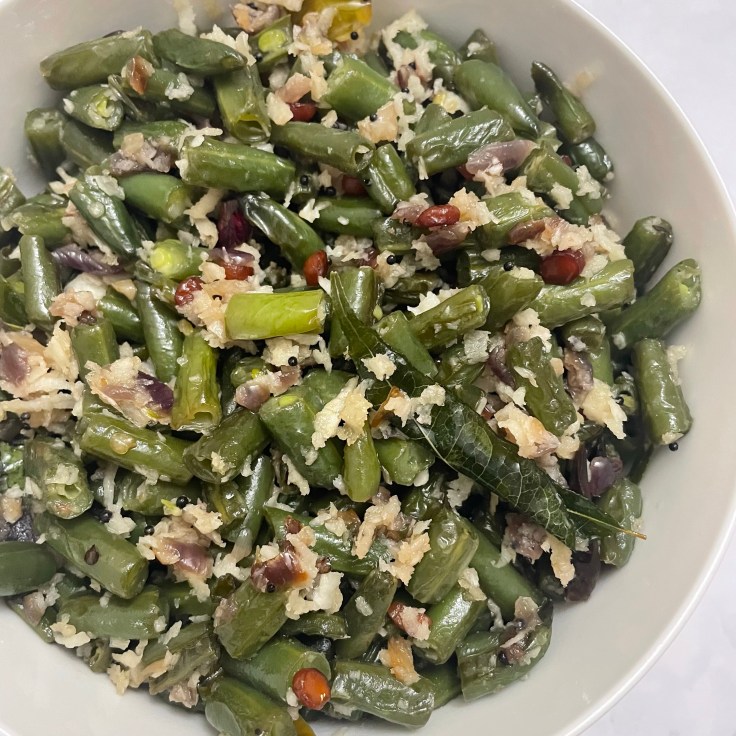 Green beans stir fry