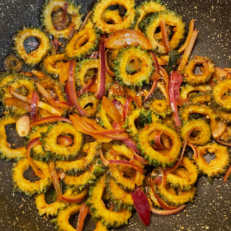Bitter gourd stir fry