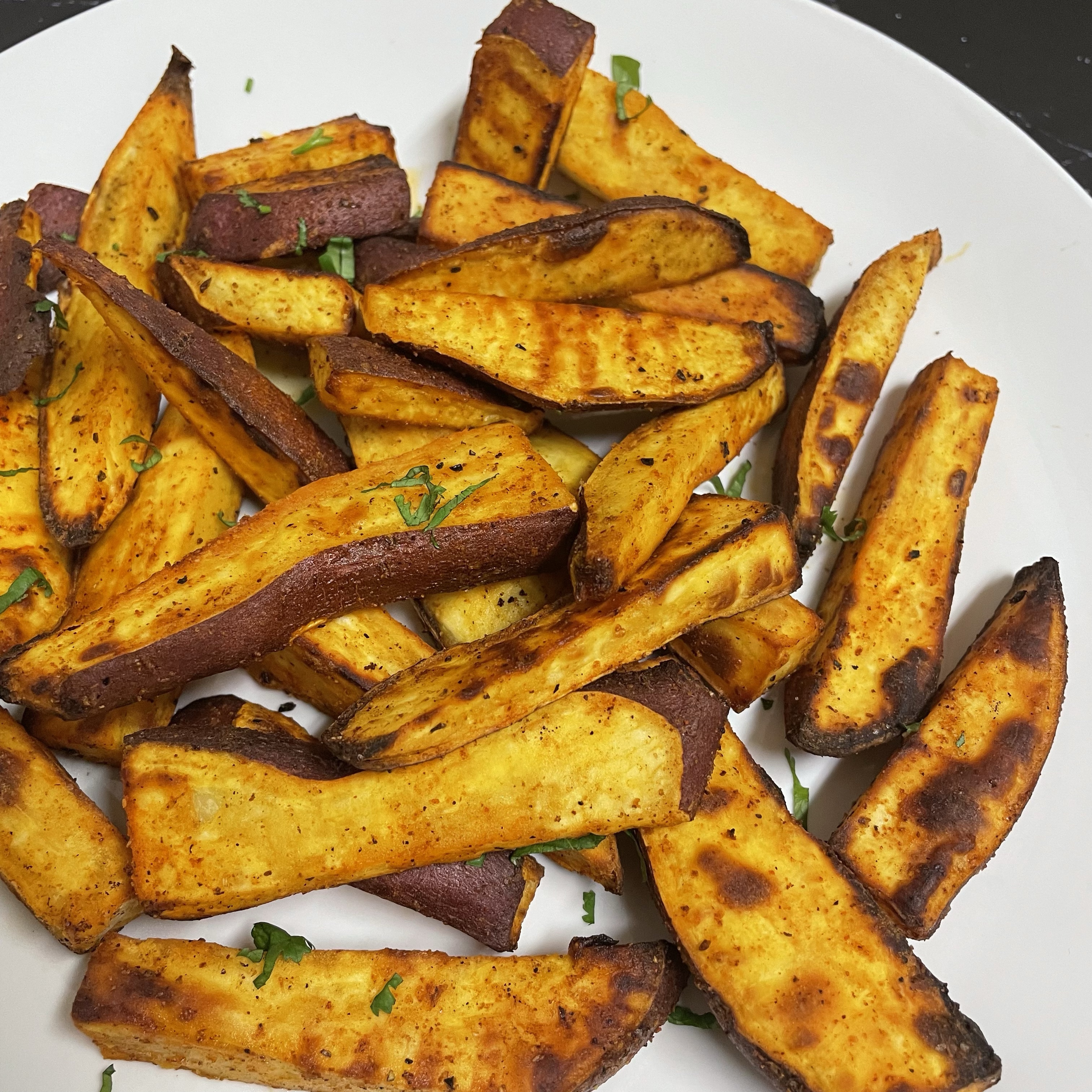 Air Fryer Red Sweet Potato Wedges
