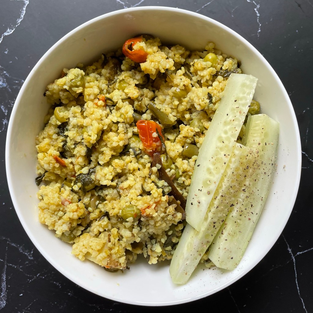 Methi Mattar Pulao using Little&nbsp;Millet