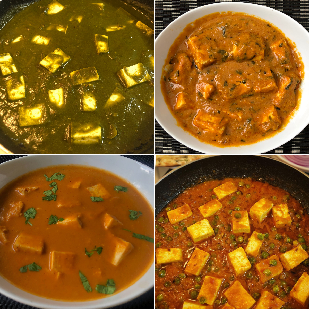 5 Easy Paneer Recipes | Indian Paneer Curry
