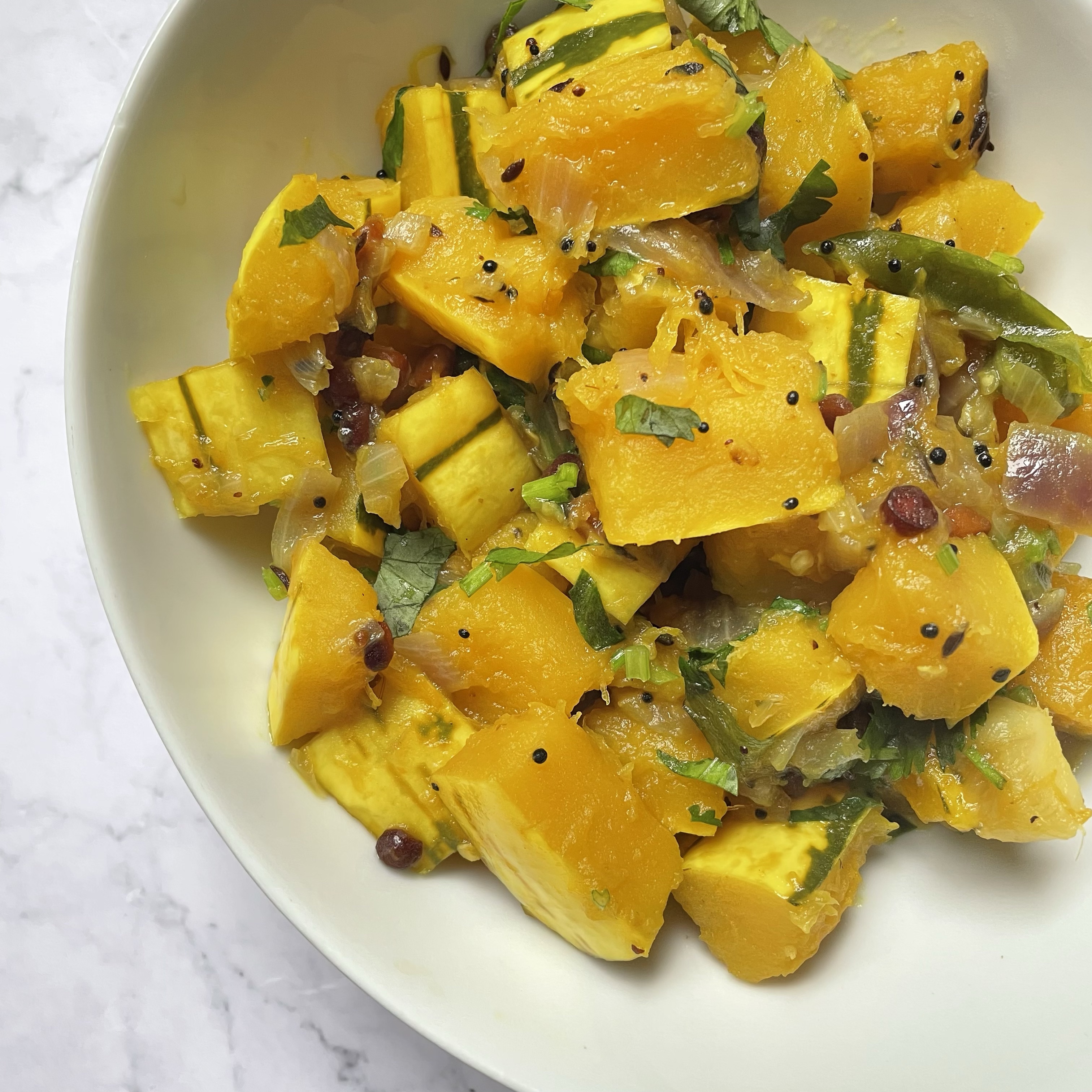 Delicata Squash Stir-Fry With Spices