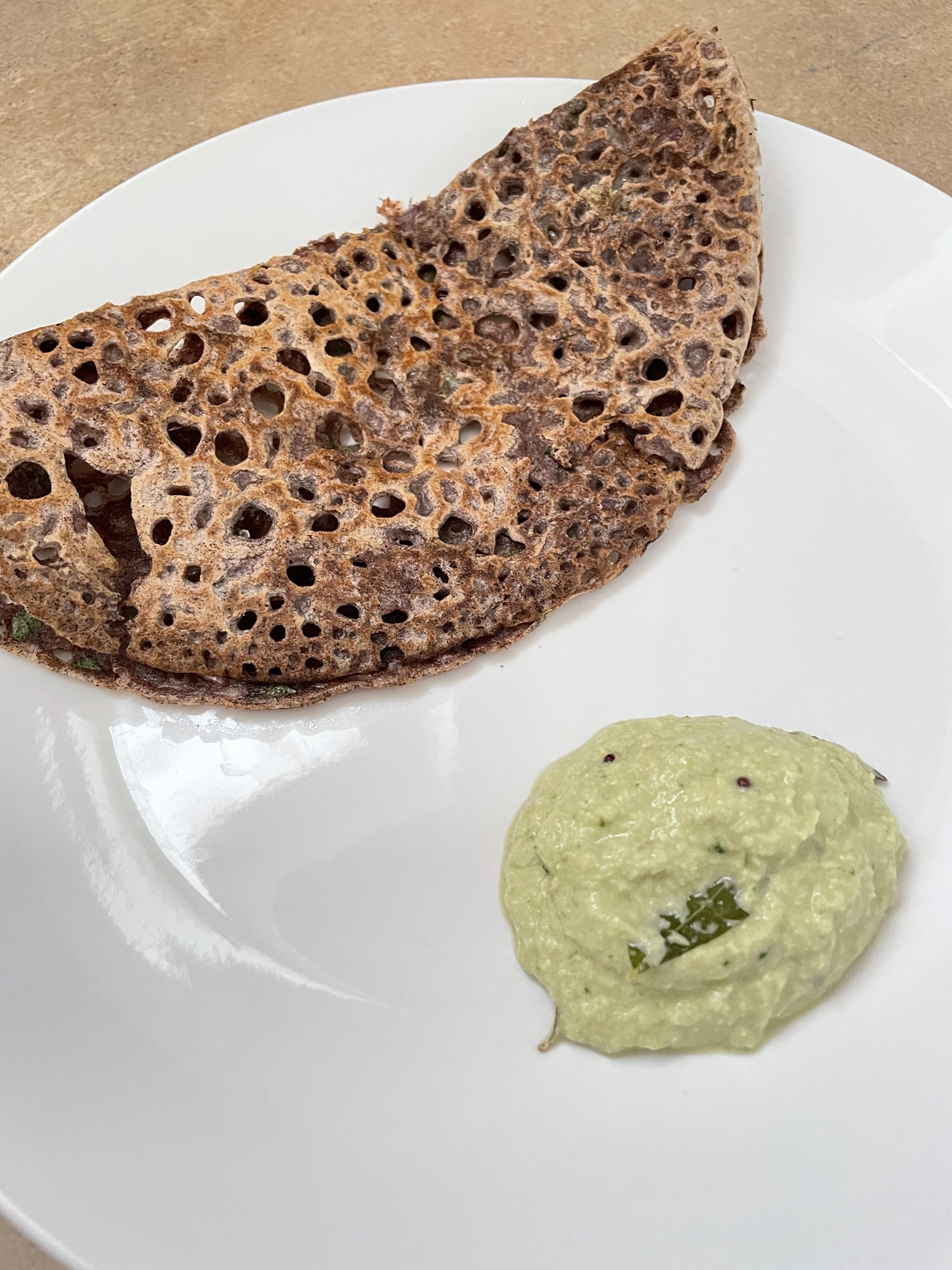 Ragi Dosa (Ragi Neer Dosa)