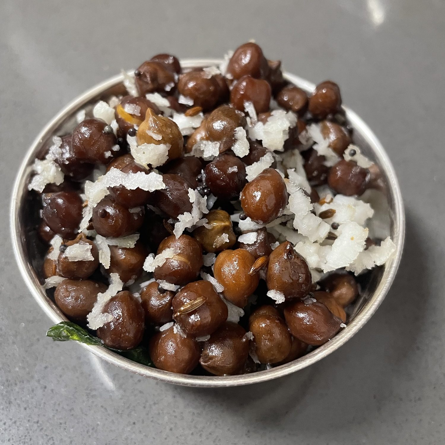 Black Chana Stir-fry | Kadalekalu Usli