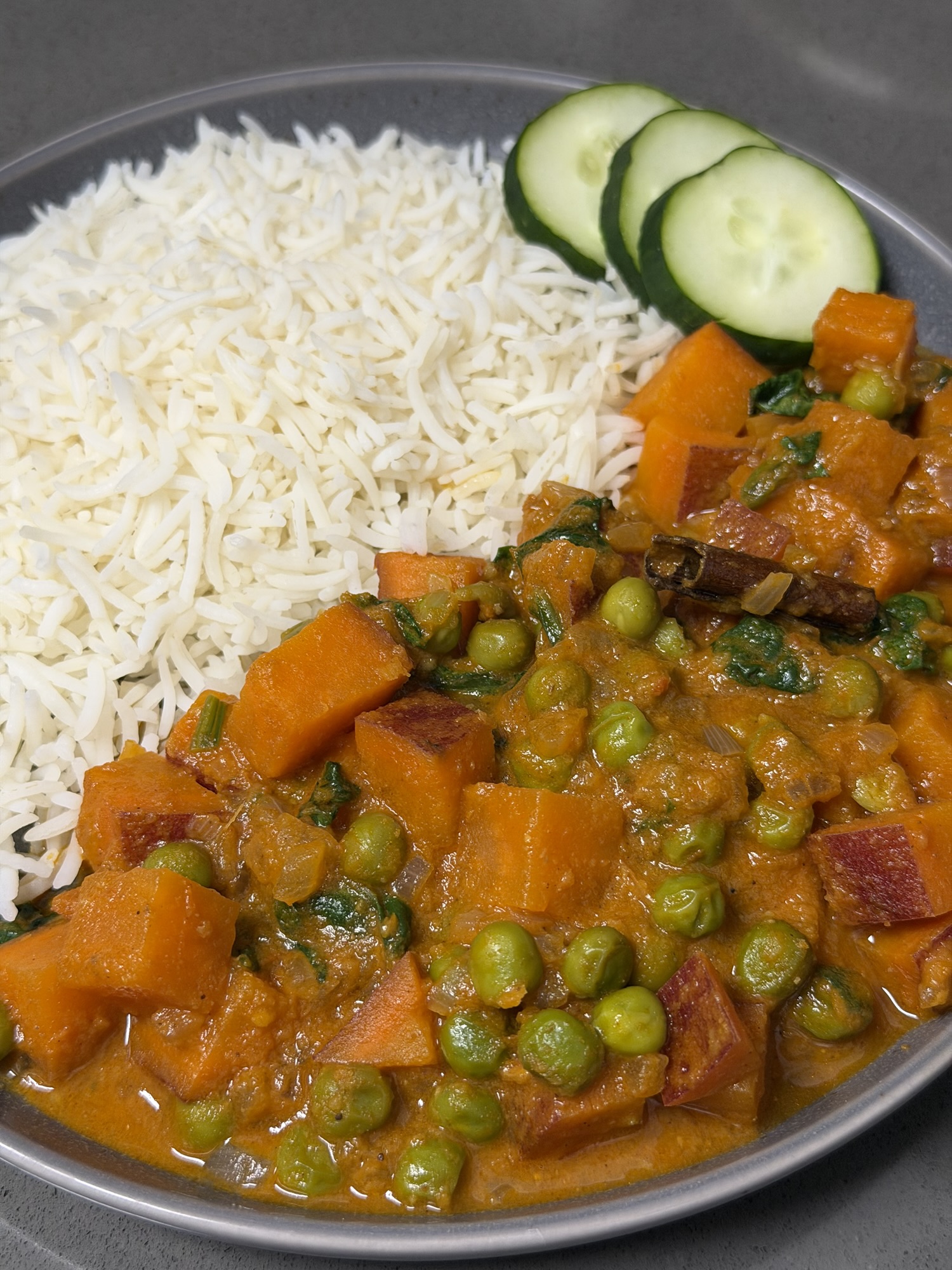 Sweet Potato Curry with Coconut Milk