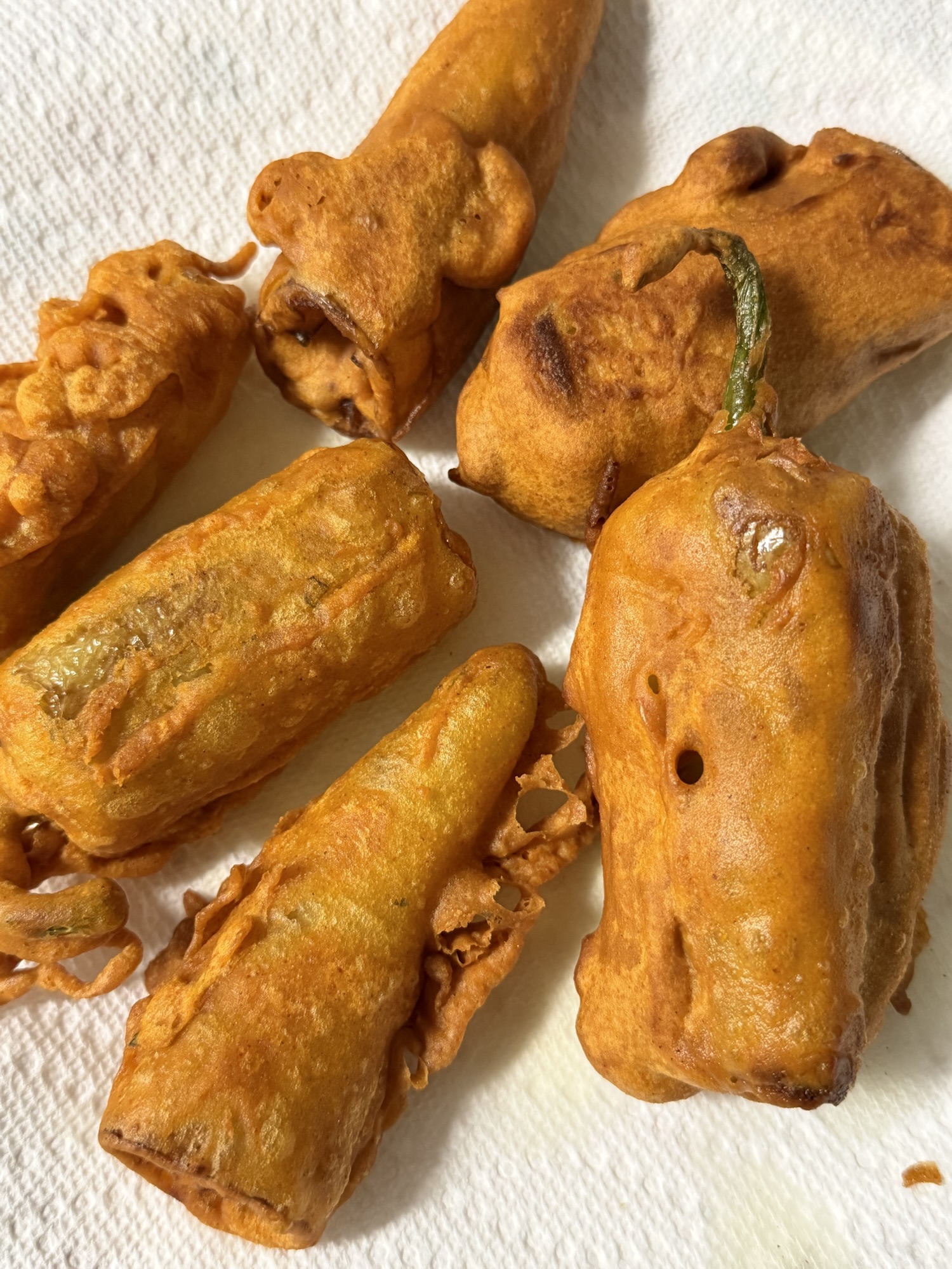 Banana Peppers Bajji or Fritters
