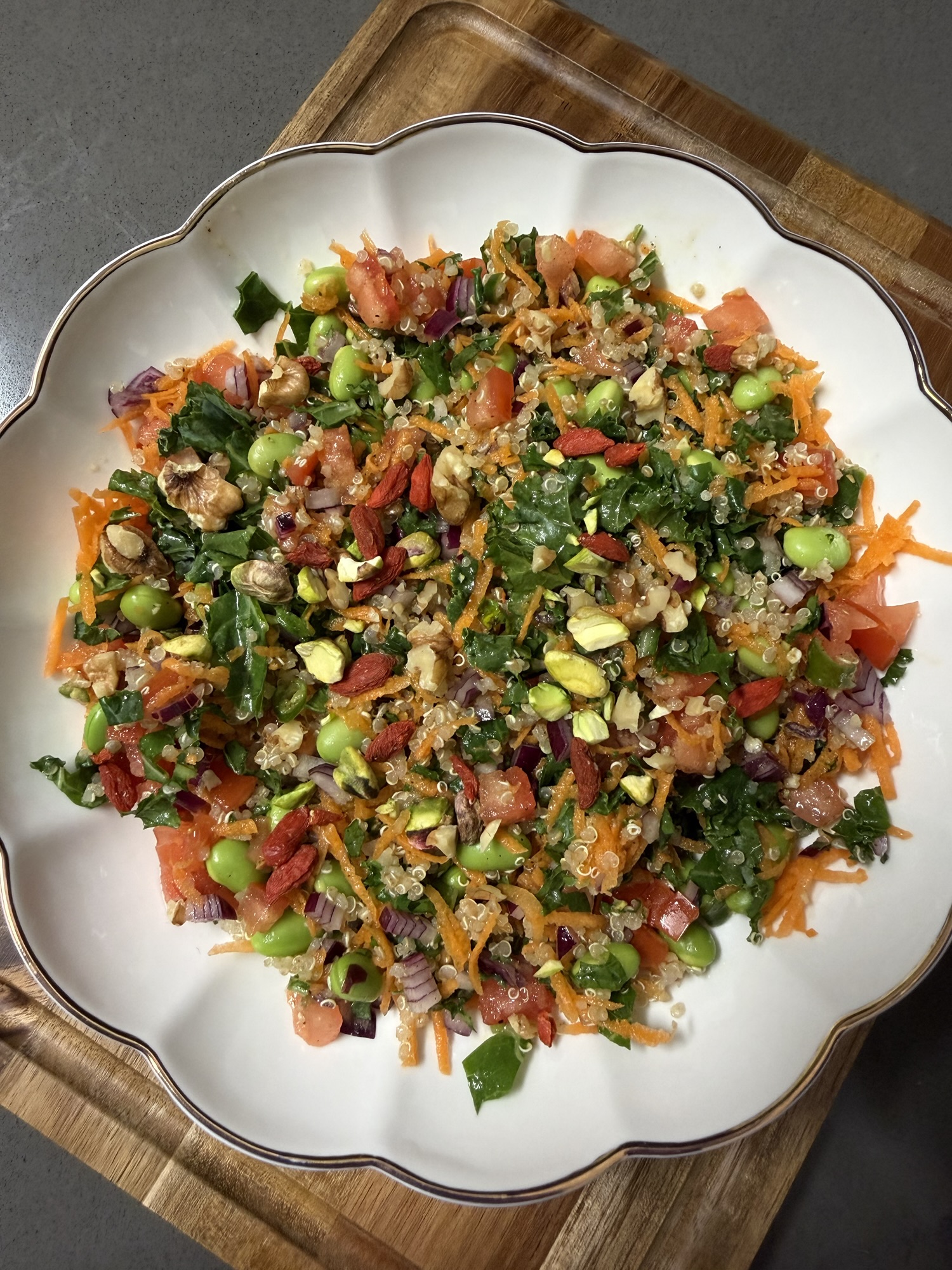 Easy Quinoa and Edamame Salad